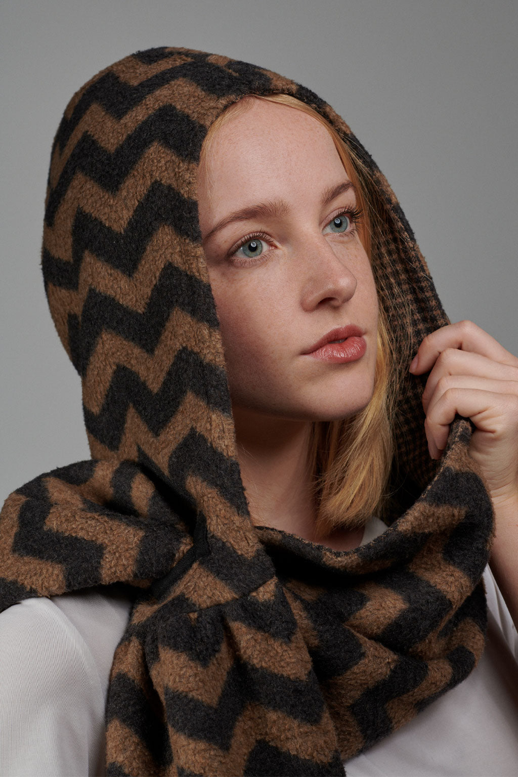 Double-face Hooded Scarf