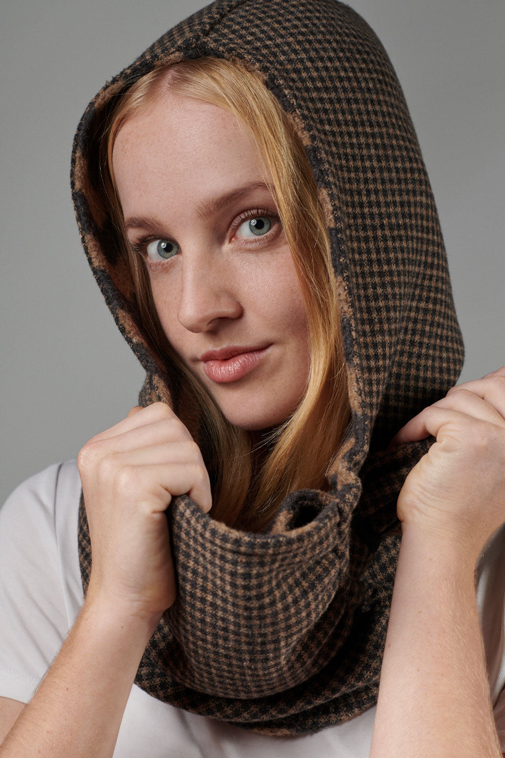 Double-face Hooded Scarf