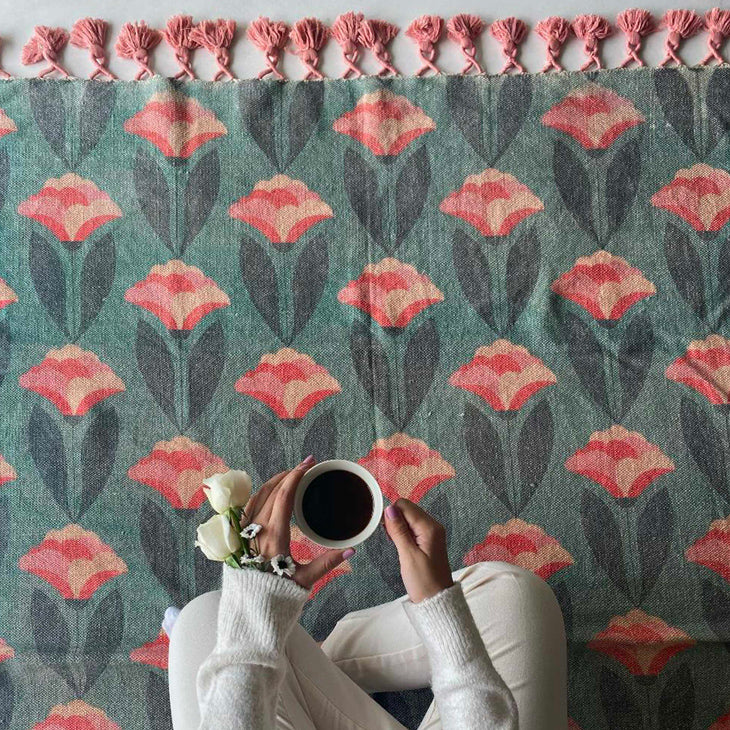 Rug - Floral Pattern