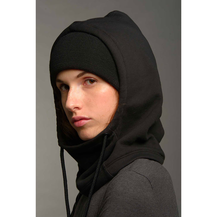 Black Hood & Beanie