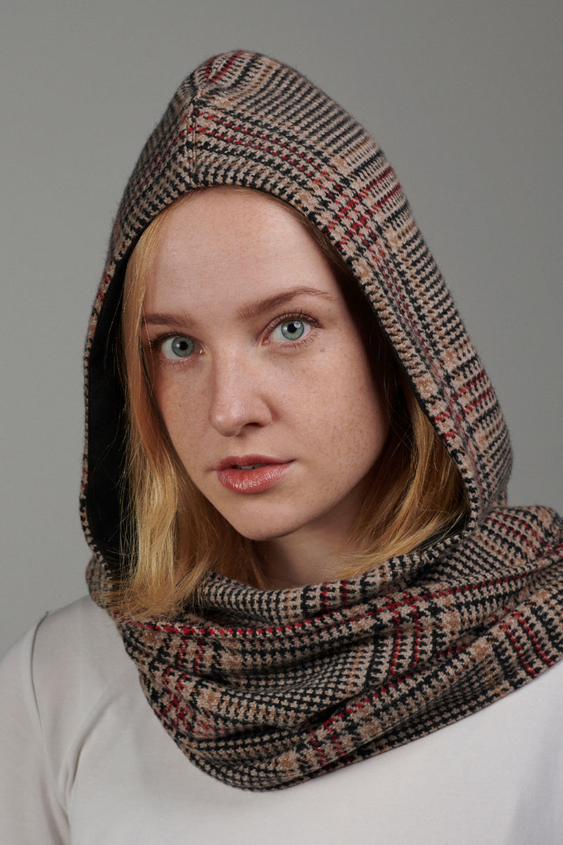 Prince of Wales Hooded Scarf