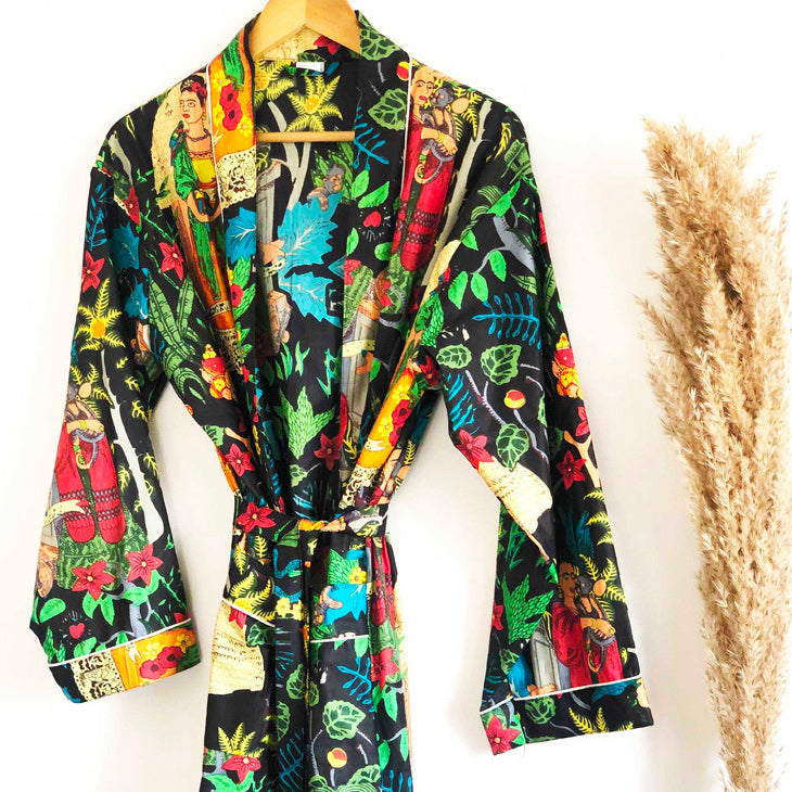 Kimono stampa tropicale