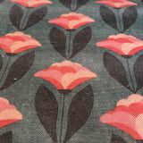 Patrón floral de alfombra india